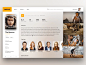 TV App UI Inspiration – Muzli -Design Inspiration : via Muzli