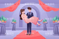 结婚  - 源文件下载【酷图网】结婚,新郎,新娘,婚纱,男人,女人,婚姻,婚礼,配偶,夫妻,礼服,卡通人物,爱情,