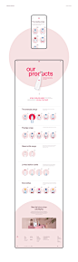 Behance 上的 Evian website redesign
