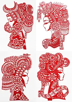 京剧脸谱剪纸 纯手工剪纸 手工艺品 中国特色外事出国礼品送老外-tmall.com天猫