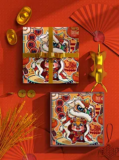 国潮风文创产品样机效果图