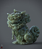 SuanNi, Zhelong Xu : SuanNi is a mysterious Chinese legendary beast.Work for Substance stream in China on March 25th .Just for fun,testing a Jade material and sss render in Iray.