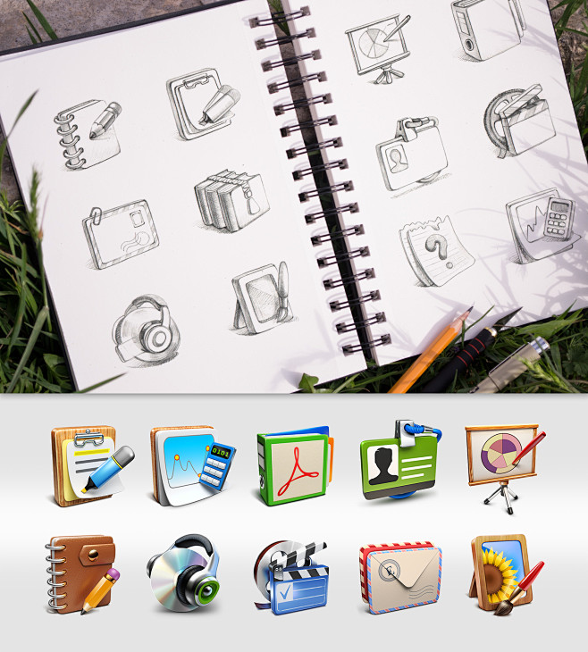Iconfinder图标ramotion...