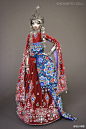 俄罗斯设计师Marina Bychkova 设计制作的Enchanted Doll ，惊艳