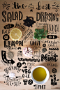 Food & Type on Behance