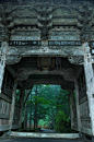 Entrance gate of Haruna shrine, Gunma, Japan 榛名神社