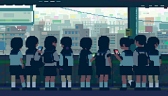 某橙子采集到像素画