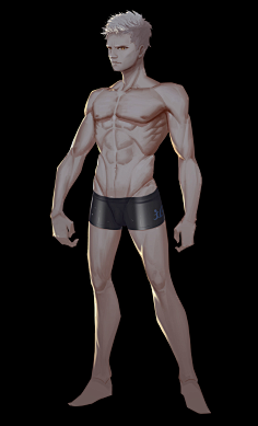 采集会画画的女子采集到人体结构男人体采集会画画的