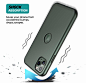 Amazon.com: SURITCH Case for iPhone 11 Pro,【Built in Screen Protector】【Support Wireless Charging】 Soft TPU Back Hybrid Bumper Full Body Protection Rugged Shockproof for iPhone 11 Pro Cover 5.8"(Dark Green): Electronics