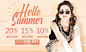 假发banner，外贸banner，女装banner，跨境电商，英文banner，速卖通banner，电商banner，亚马逊banner，女装，女性，国外banner