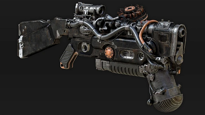 Sci-Fi Rifle-花瓣网