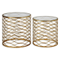 Accent Furniture : 24434 Zoa Accent Tables S/2