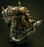 Hunchback, Tomi Väisänen : Second of a series of cyperpunkish mechdudes what im working on in my sparetime.
Not that much actual though are put into these models and functionality as sometimes it is just fun to model and desing without any restrictions.
M
