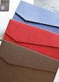 【49包邮】日式简约MUJI风格进口卡纸高级西式信封 可邮寄 3色选