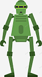 卡通绿色通讯科技机器人人物矢量图高清素材 页面 免费下载 页面网页 平面电商 创意素材 png素材