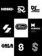极简现代黑白字母logo设计｜灵感分享 - 小红书