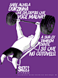 Sizes Fitness : Series of illustrations for Sizes Fitness gym.