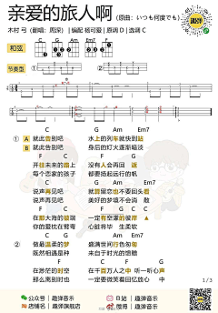 杨小冬采集到ukulele谱