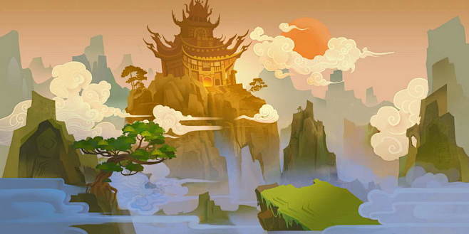 山石原画的搜索结果_百度图片搜索