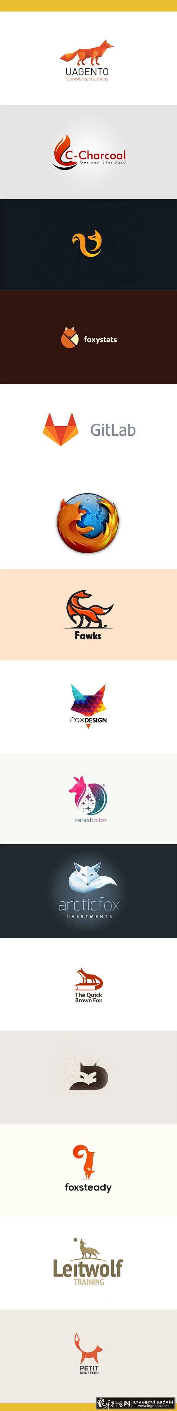 标志logo 狐狸LOGO设计灵感元素 ...