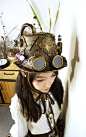 蒸汽朋克steampunk维多利亚复古仿金属铆钉补丁高礼帽子古铜男女-淘宝网
