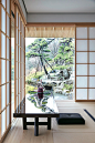 Retreat in Kanagawa Designed by  Christian Liaigre & Kengo Kuma