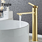 13.34US $ 54% OFF|Bathroom Faucet Solid Brass Bathroom Basin Faucet Cold And Hot Water Mixer Sink Tap Single Handle Deck Mounted Brushed Gold Tap|Basin Faucets|   - AliExpress : Smarter Shopping, Better Living!  Aliexpress.com