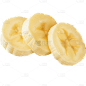 果蔬通用写实香蕉片贴纸 