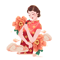 YH沐橙采集到插画