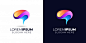 Abstract brain logo Premium Vector