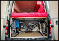 Sprinter Bed with bikes underneath