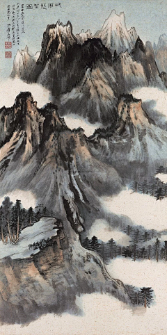oyyxdy828采集到张大千粗笔山水