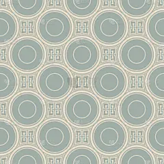 优雅古色古香的圆形几何图案背景图像。