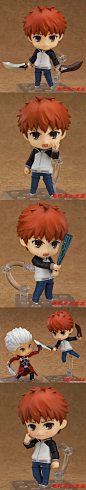 电玩男 手办 预订 GSC 粘土人 卫宫士郎Fate/stay night UBW-淘宝网