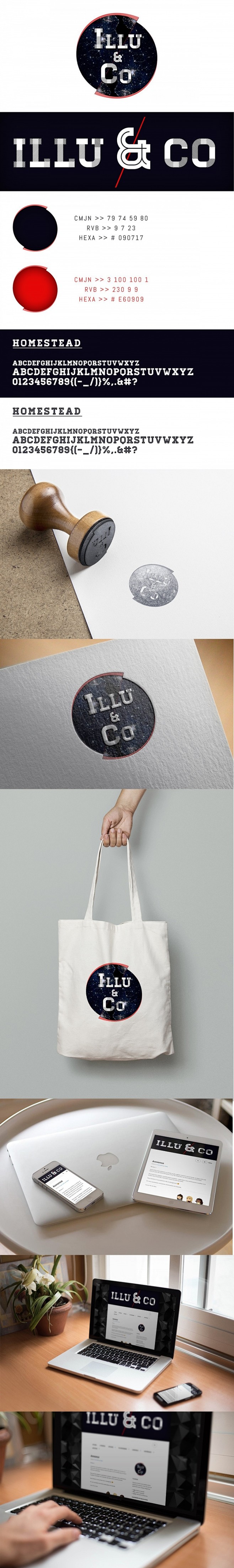 Illu & Co博客品牌形象设计