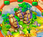 South America, FOX3D ENTERTAINMENT : South America map for mobile game.