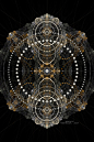 radial array - sacred geometry: 