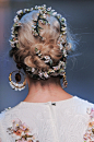 Hair at Dolce & Gabbana Spring Summer 2014 | MFW