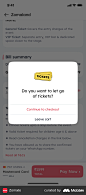 Zomato Buy Zomaland tickets screen