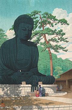 川瀬巴水·浮世绘2:①°ο克78采集到浮世绘采集zhan.renren.