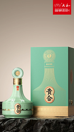 花妞~采集到白酒包装