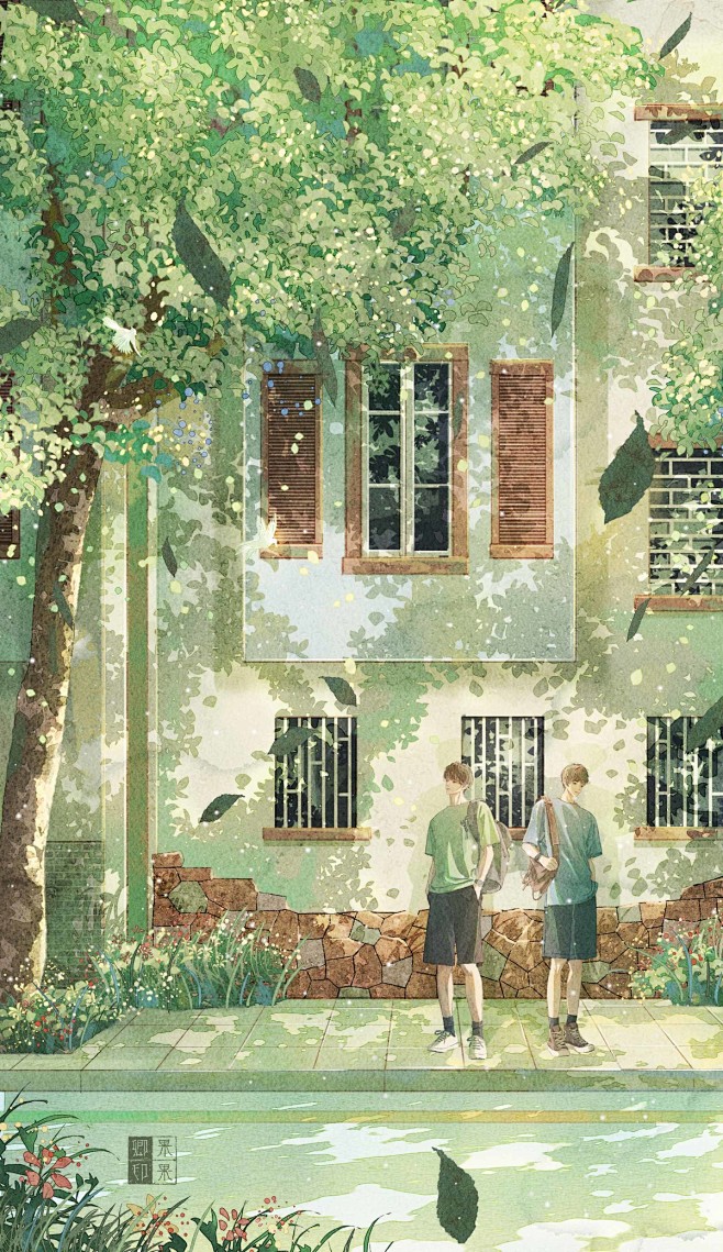 少年心事_果果卿__插画师作品_涂鸦王国...