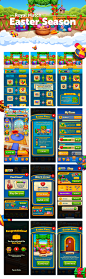Royal Match Easter Pass UI Design