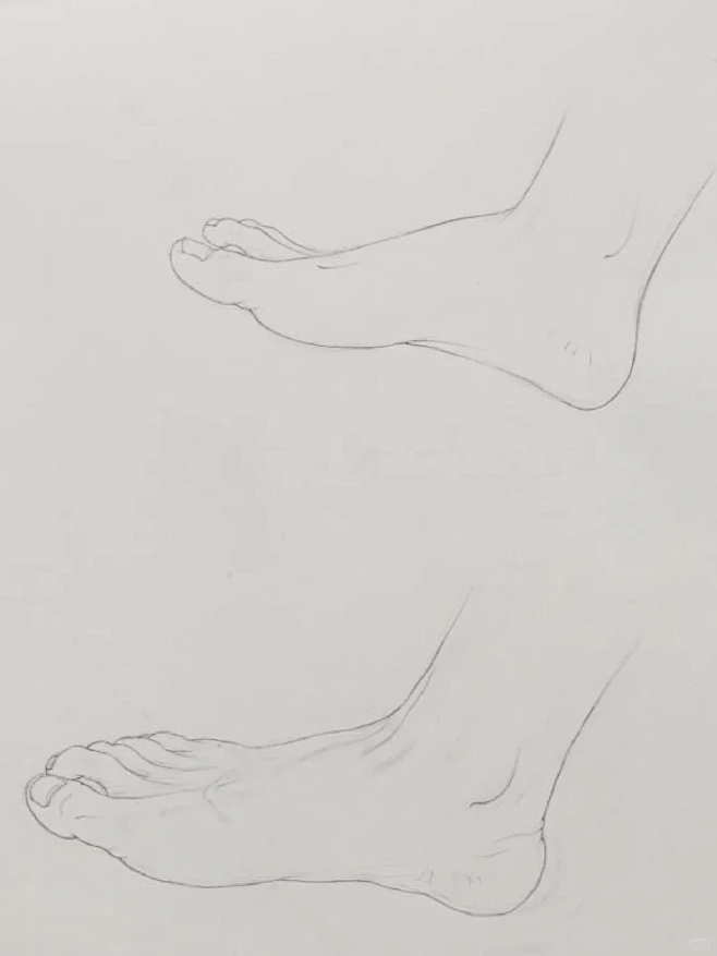 线描脚的画法 - 小红书