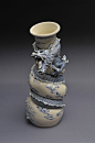 Johnson Tsang Sculpts a Dragon Strangling a Porcelain Vase