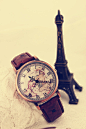 复古手表,地图手表,中性手表,情侣手表