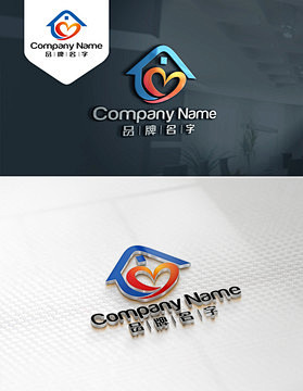 CDR 房子LOGO设计
