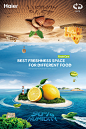 Haier overseas refrigerator Creative scheme : Originality