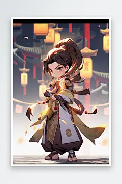 数字艺术AI中国风场景人物29-众图网