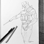 Sketches., Nivanh Chanthara : Drink and draw with my friends.